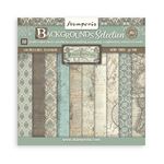 Blocco di Carte Scrap Background Selection Voyages Fantastiques cm 20 X 20