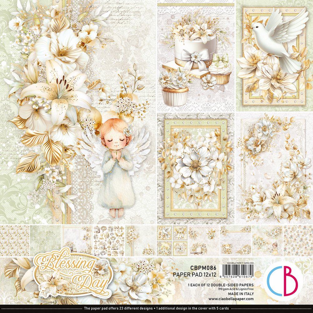 Blocco di Carte Scrap Blessing Day cm 30 x 30