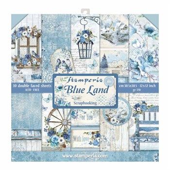 Blocco di Carte Scrap Blue Land