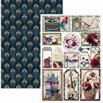 Blocco di Carte Scrap Bohemian Burgundy Creative Pad A4