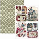 Blocco di Carte Scrap Bohemian Burgundy Creative Pad A4