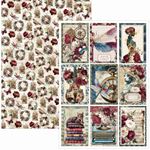 Blocco di Carte Scrap Bohemian Burgundy Creative Pad A4