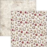 Blocco di Carte Scrap Bohemian Burgundy Pad cm 20 x 20