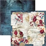 Blocco di Carte Scrap Bohemian Burgundy Pad cm 20 x 20