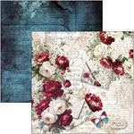 Blocco di Carte Scrap Bohemian Burgundy Paper Pad cm 30 x 30