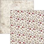 Blocco di Carte Scrap Bohemian Burgundy Patterns Pad cm 30 x 30