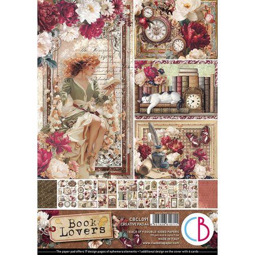 Blocco di Carte Scrap Book Lovers Creative Pad A4