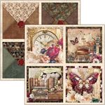 Blocco di Carte Scrap Book Lovers Patterns Pad cm 30 x 30
