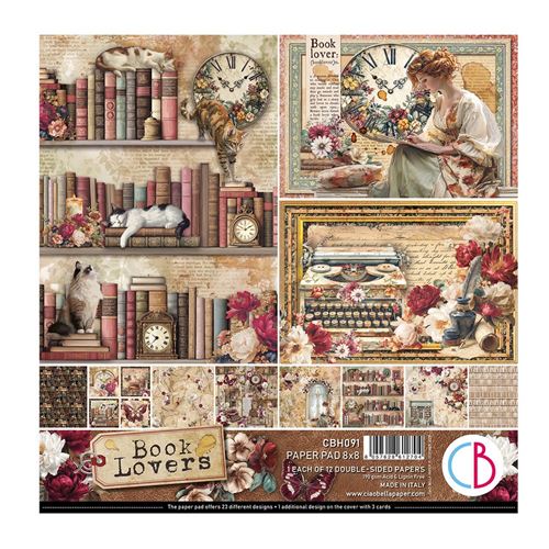 Blocco di Carte Scrap Book Lovers cm 20 x 20
