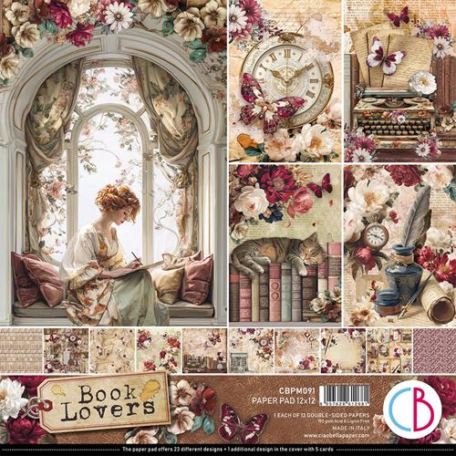 Blocco di Carte Scrap Book Lovers cm 30 x 30