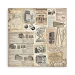 Blocco di Carte Scrap Brocante Antiques cm 20 X 20