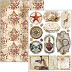 Blocco di Carte Scrap Cabinet of Curiosity Creative Pad A4