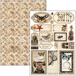 Blocco di Carte Scrap Cabinet of Curiosity Creative Pad A4