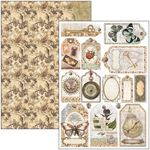 Blocco di Carte Scrap Cabinet of Curiosity Creative Pad A4