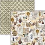 Blocco di Carte Scrap Cabinet of Curiosity cm 30 x 30