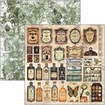 Blocco di Carte Scrap Cabinet of Curiosity cm 30 x 30