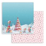 Blocco di Carte Scrap Candy Christmas cm 30 X 30