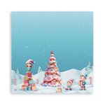 Blocco di Carte Scrap Candy Christmas cm 30 X 30