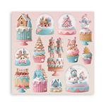 Blocco di Carte Scrap Candy Christmas cm 30 X 30
