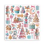 Blocco di Carte Scrap Candy Christmas cm 30 X 30