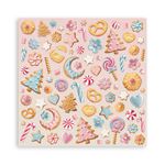 Blocco di Carte Scrap Candy Christmas cm 30 X 30