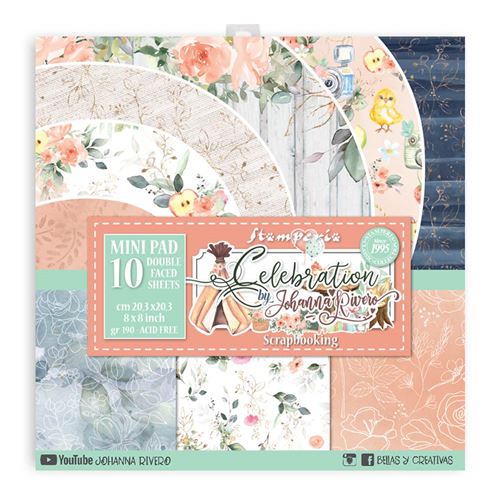 Blocco di Carte Scrap Celebration cm 20 x 20