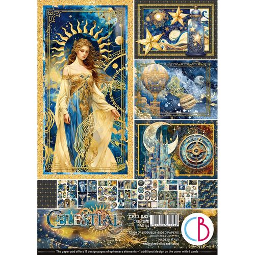 Blocco di Carte Scrap Celestial Creative Pad A4