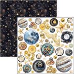 Blocco di Carte Scrap Celestial Fussy Cut Pad cm 15 x 15