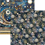 Blocco di Carte Scrap Celestial Patterns Pad cm 30 x 30