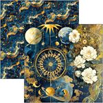 Blocco di Carte Scrap Celestial Patterns Pad cm 30 x 30