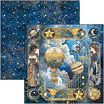 Blocco di Carte Scrap Celestial Patterns Pad cm 30 x 30