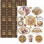 Blocco di Carte Scrap Chocolate Wanderlust Creative Pad A4