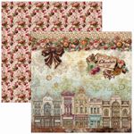 Blocco di Carte Scrap Chocolate Wanderlust Pad cm 20 x 20