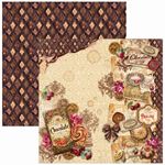 Blocco di Carte Scrap Chocolate Wanderlust Pad cm 20 x 20