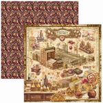 Blocco di Carte Scrap Chocolate Wanderlust Pad cm 20 x 20