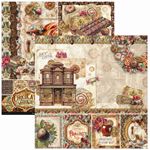 Blocco di Carte Scrap Chocolate Wanderlust Pad cm 20 x 20