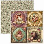 Blocco di Carte Scrap Chocolate Wanderlust Pad cm 20 x 20
