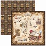 Blocco di Carte Scrap Chocolate Wanderlust Pad cm 20 x 20