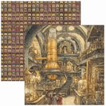Blocco di Carte Scrap Chocolate Wanderlust Pad cm 20 x 20