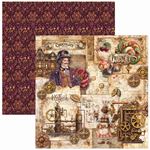 Blocco di Carte Scrap Chocolate Wanderlust Paper Pad cm 30 x 30