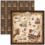 Blocco di Carte Scrap Chocolate Wanderlust Paper Pad cm 30 x 30