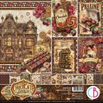 Blocco di Carte Scrap Chocolate Wanderlust Paper Pad cm 30 x 30