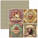 Blocco di Carte Scrap Chocolate Wanderlust Patterns Pad cm 30 x 30