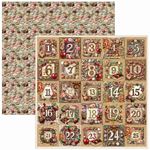 Blocco di Carte Scrap Chocolate Wanderlust Patterns Pad cm 30 x 30
