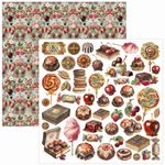 Blocco di Carte Scrap Chocolate Wanderlust Patterns Pad cm 30 x 30