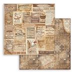 Blocco di Carte Scrap Coffee and Chocolate cm 20 X 20