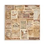 Blocco di Carte Scrap Coffee and Chocolate cm 20 X 20