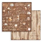 Blocco di Carte Scrap Coffee and Chocolate cm 20 X 20