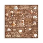 Blocco di Carte Scrap Coffee and Chocolate cm 20 X 20