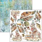Blocco di Carte Scrap Coral Reef cm 15 x 15